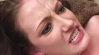 Interracial Threesome Sex with Hot Haley Young