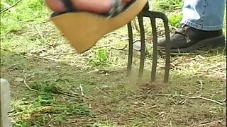 Nasty blonde bitch with little dog layed with her friend that she is able to seduce anybody