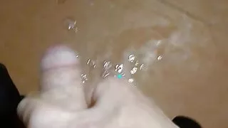 my cum is on the floor