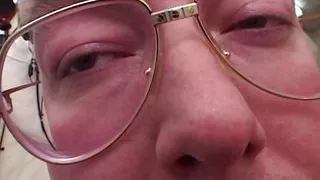 Dark haired babe from Germany sucking a hard cock in POV