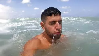 Having Fun With Hot Italian Girl In A Nude Beach