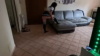 He fucks me hard before school