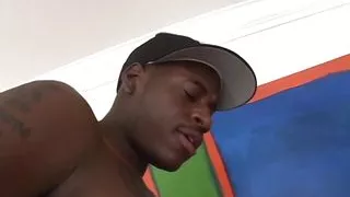 Gorgeous babe moans as her wet cunt and tight ass are banged hard in a threesome