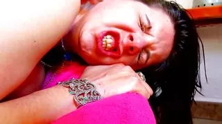 A super attractive German babe adores two cocks at the same time