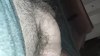 playing with my fat cock