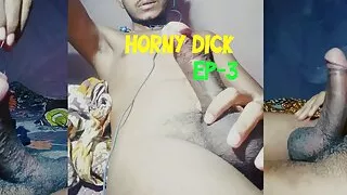 Indian boy with his girlfriend on bed