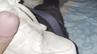 Fucking hard friends smelly nike airforce Borrowed for 10 minutes for an amount