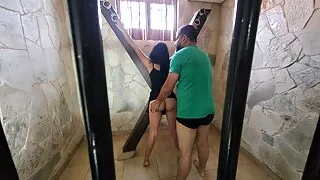 Giving it to the uber in front of the husband who helped his dick into my pussy