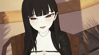 BlueArchive Tsukatsuki Rio Masturbation and Dildo Riding