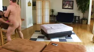 Ebony gonzo amateur babe with bigboobs fucked by fat guy