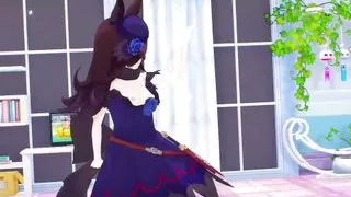Cute Dance + Sex from Teen Furry Girl (3D HENTAI)