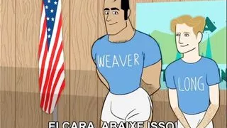 University camp with big dick men