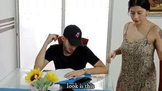 Sexy girl gets her pussy fucked by Liam's big cock - Porn in Spanish