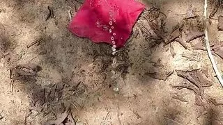 Strangers Wet thrown hanky in my ass