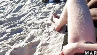Outdoor sex on a nudist beach in Bahia