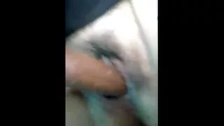 sexy hot bbw gets pleasure from her new sex toy a thick brown dildo that squirts cream out of her cute shaved pussy