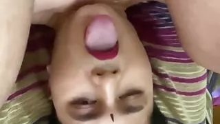 indian crossdresser cum facial
