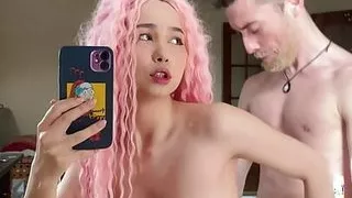 fucked a little asian doggystyle