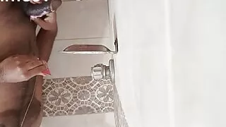 I'm Ashamed But My Big Black Cock Is So Strong And Masturbate When I Saw My Step Sister Wet Pussy.