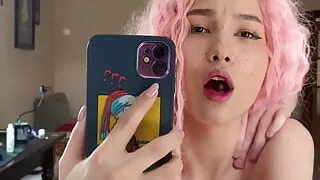 Fucked a pretty Asian girl handcuffed.