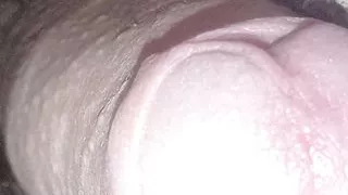 Secretly having sex in the room, I masturbate and fill myself with milk