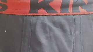 My girlfriend helping handjob in bathroom