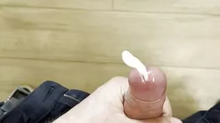 Young dick close up and cum, masturbation pov, cum dick pov, sperm
