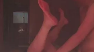 Exhibitionist Japanese mature woman screaming anal play in thong