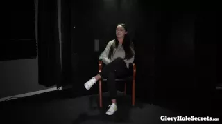 Nicole S's First Gloryhole Interview, Scene #01