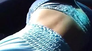 A horny blonde slut from Germany loves sucking a cock in the car