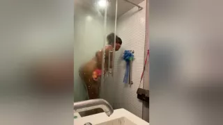 Teen Bbw Takes Shower After Sex