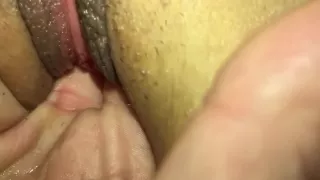 Squirt Out Tiny Pink Hole Close Up