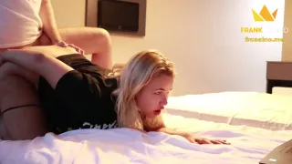 Stepsister Got Fucked In Her Tight Ass While She Was Looking For A Movie