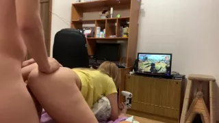 Fucked His Stepsister While She Was Playing The Witcher
