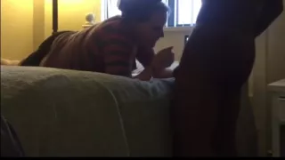 She Sucks And Fucks Black Cock