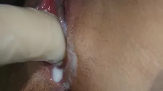 Asian Pinay Japanese Teen Quick Masturbation Close-up Pussy Using White Dick Dildo