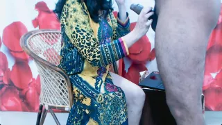 Giving Blowjob With Kinky Mistress