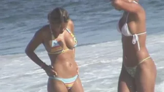 Two beauties at the beach - GNDBeachVideos