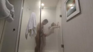 Sexy Red Head Begs For Sex In The Shower