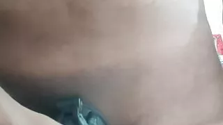 Faggot locked in chastity under jockstrap for master