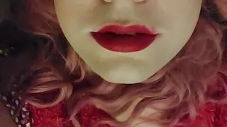 Sissy Juvia Jolie does some slutty aheago faces