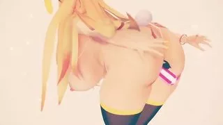 Cute BBW Dance + Hard Dildo Fuck (3D HENTAI)
