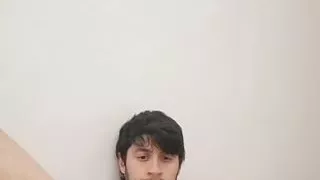 Gentle penetration with dildo and final cumshot of a cute twink