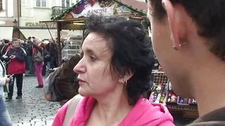 Old tourist granny picked up and fucked by kinky boy