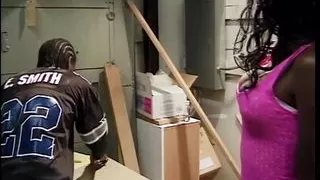 Whore with great knockers gives head and gets nailed