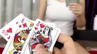 Won a strip card game and fucked in the ass, watch until the end