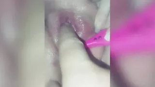 Ive got fingered while i got a toy inside and it was amazing great orgasm