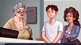 Summertime Saga - Johannes helped consuela find a job ... Roz ...omething ... Johannes fucked Liu then her husband walked in