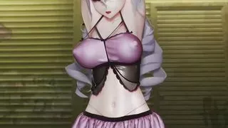 Sexy Dance + Cowgirl Sex (3D HENTAI)