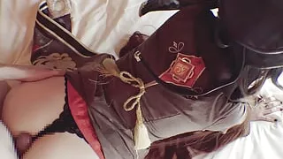 Fu Tao from the Genshin Impact Deepthroat ,handjob ,doggy fuck and cowgirl lovely-fuck POV